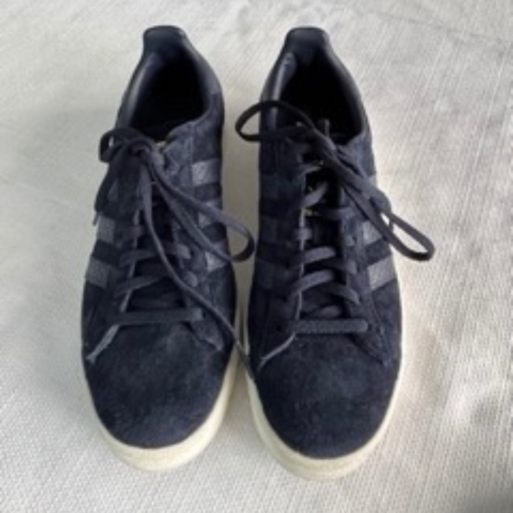 Adidas Navy Blue Suede Sneakers Size 7.5